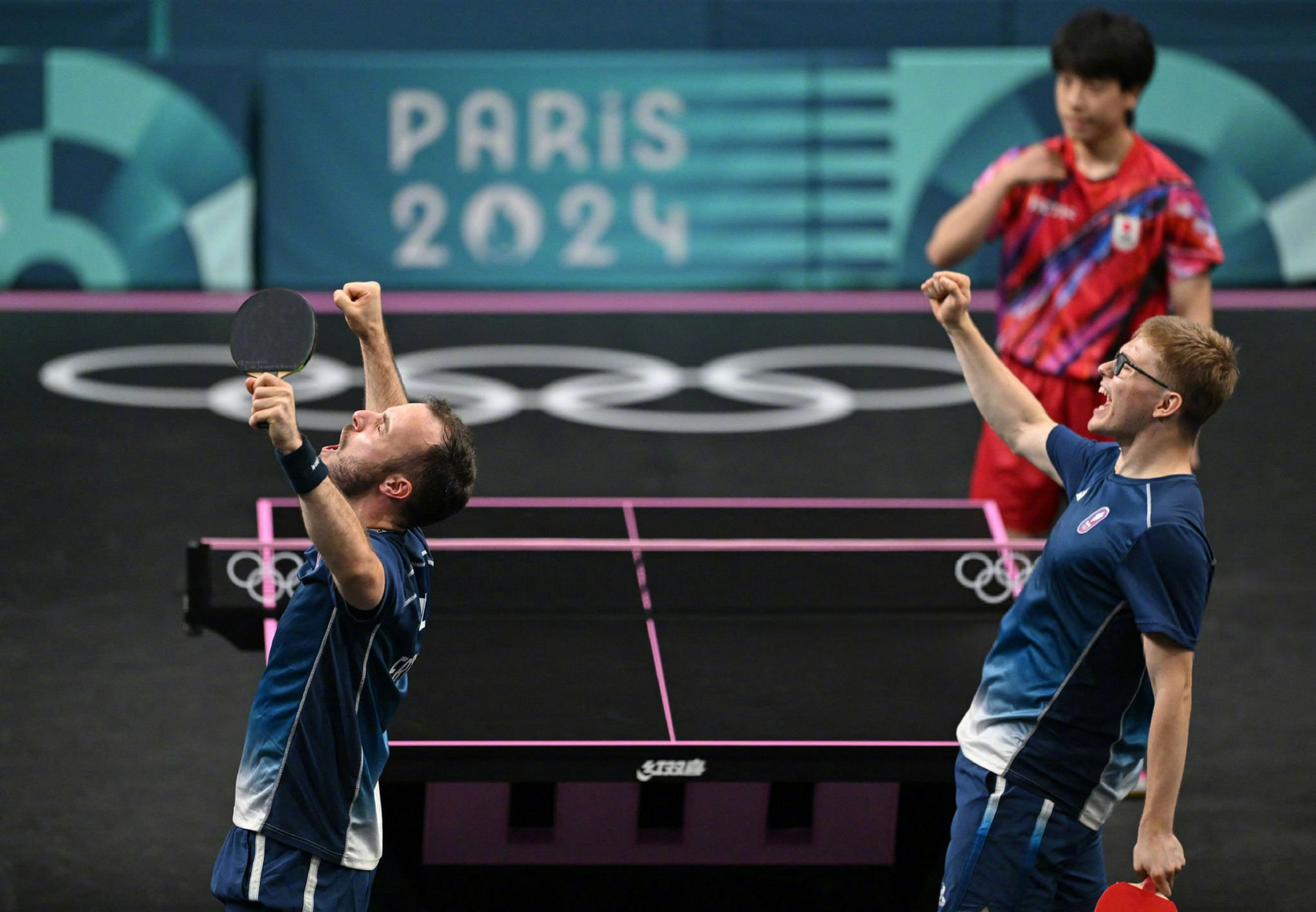 法国队鏖战波兰队，张继科点燃赛场